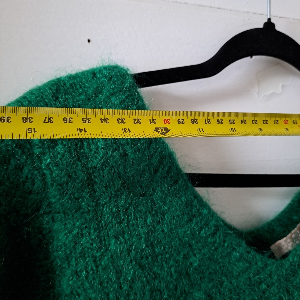 Perry Ellis Soft Fuzzy Mohair Sweater • 80s/90s Vintage Style • XS Petite - Picture 8 of 9